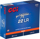 CCI TACTICAL .22LR 1200FS 40GR