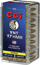 CCI AMMO VNT TIPPED .17HMR