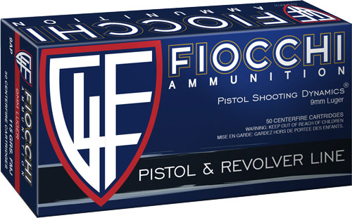 FIOCCHI AMMO 9MM LUGER 115GR