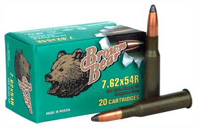 BROWN BEAR 7.62X54R 203GR JSP