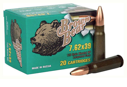 BROWN BEAR 7.62 X 39 123GR. HP