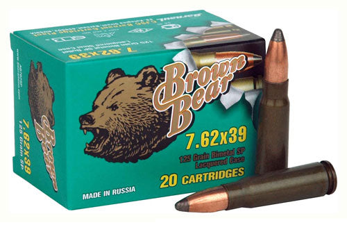BROWN BEAR 7.62X39 125GR. SP