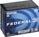 FEDERAL .32HRM 95GR LEAD-SWC