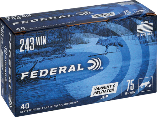 FEDERAL AE .243 WIN 75GR