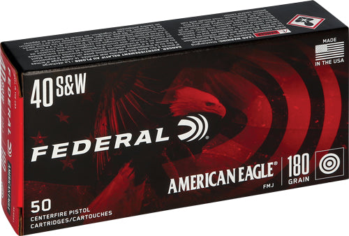 FEDERAL AE 40SW 180GR FMJ-TC