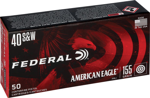 FEDERAL AE 40SW 155GR FMJ-TC