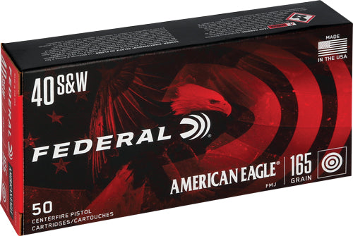 FEDERAL AE 40SW 165GR FMJ-TC