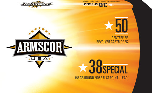 ARMSCOR .38SPCL 158GR LEAD