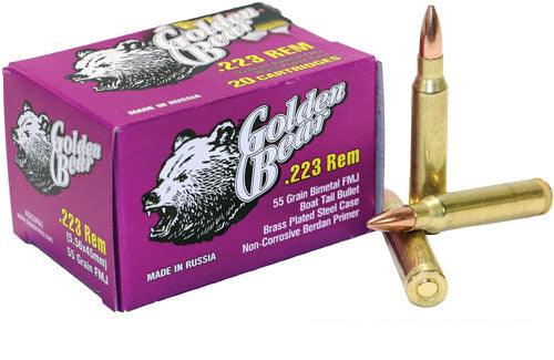 GOLDEN BEAR 223 REM 55GR FMJ