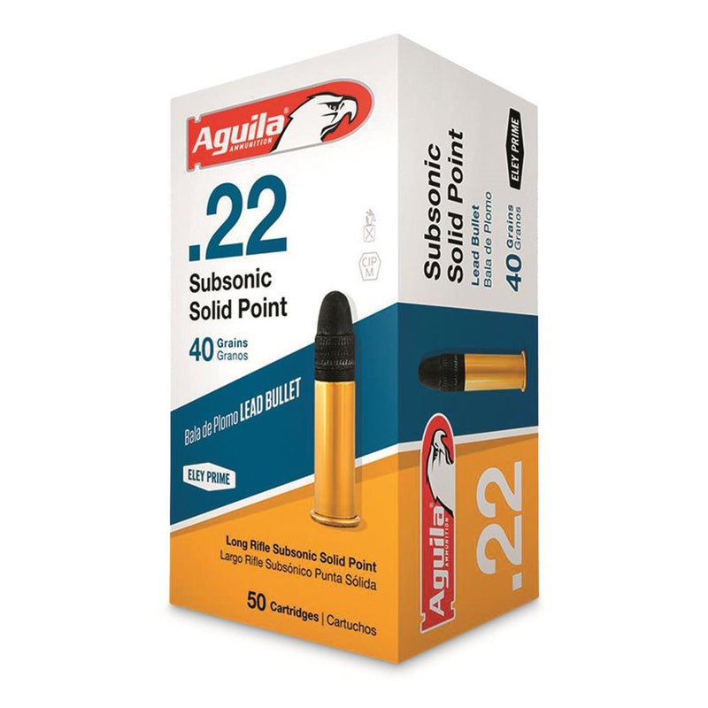 AMMO 22 LR SUB SP 40GR 50RD/BX