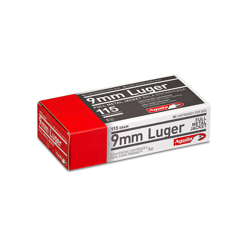 AMMO 9MM FMJ 115GR 50RD/BX