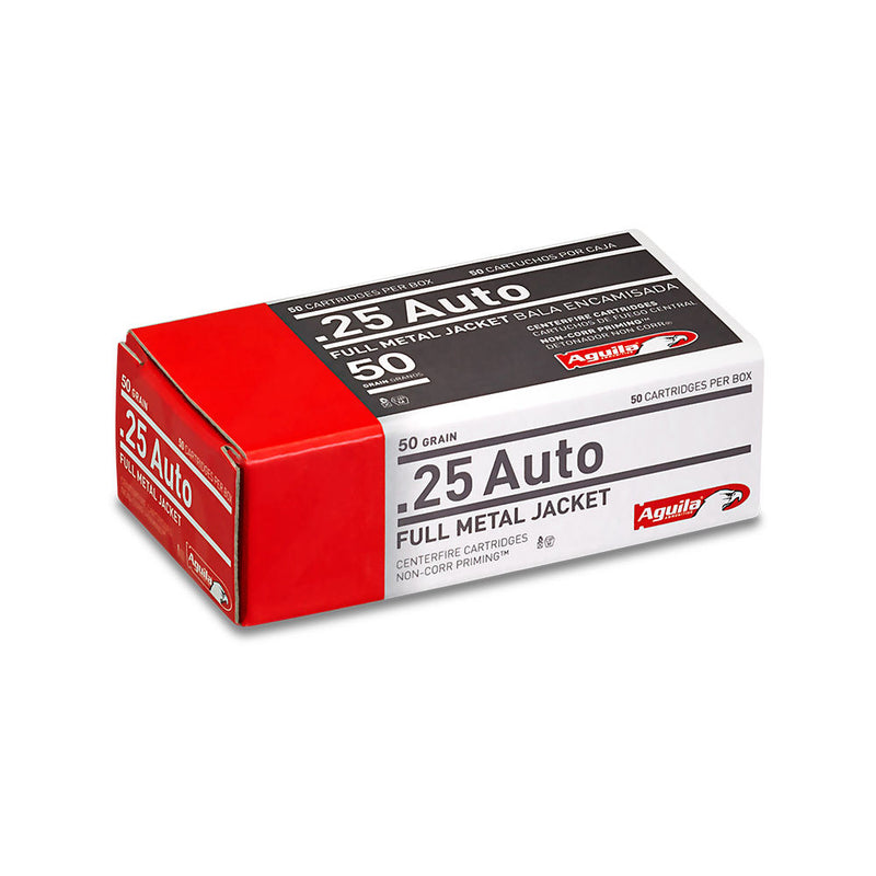 AMMO 25 AUTO FMJ 50GR 50RD/BX