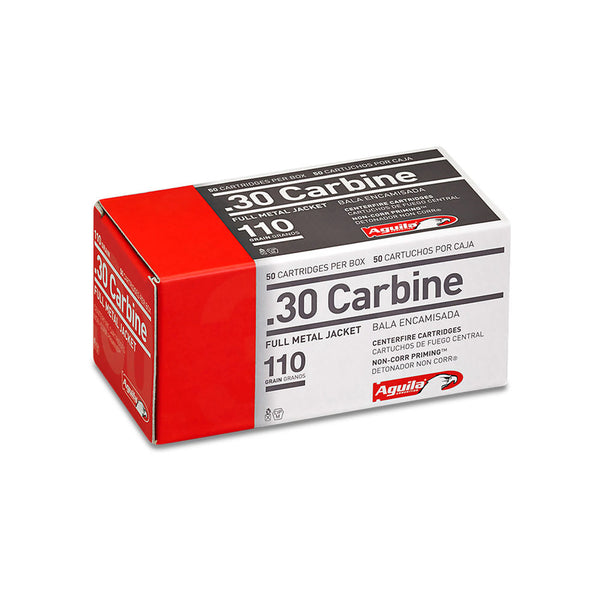 AMMO 30 CARBINE FMJ 110GR 50RD/BX