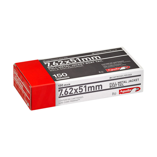 AMMO 762X51 MM FMJBT 150GR 20RD/BX