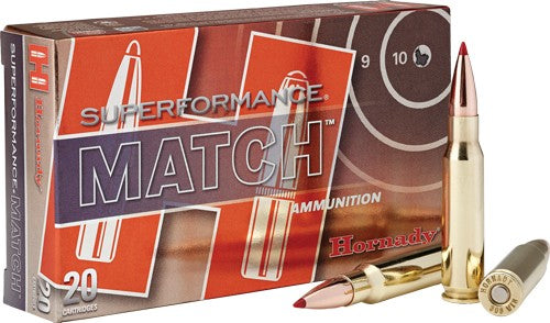 HORNADY MATCH .308 WIN 168GR