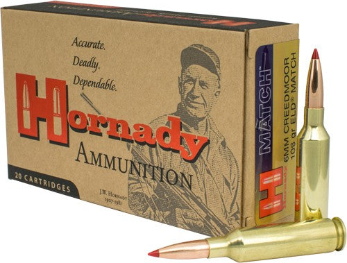 HORNADY AMMO MATCH 6MM CM