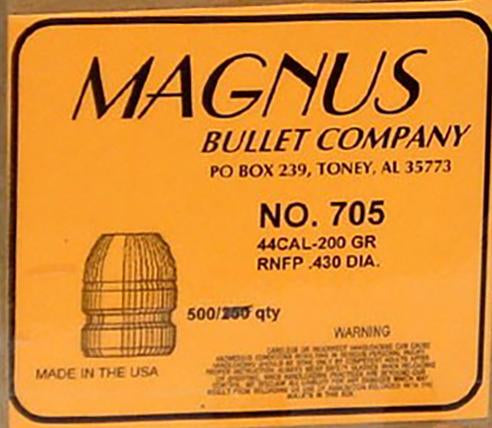 44-200-RNFP 500ct bullets