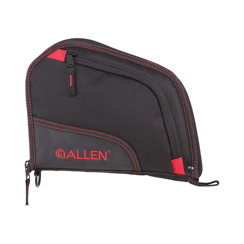 AUTO-FIT HANDGUN CASE 9IN BLACK/RED