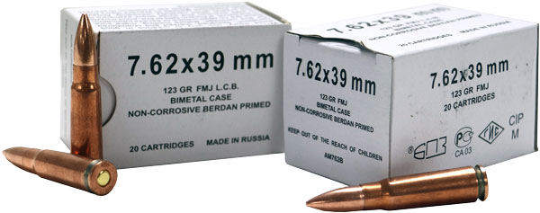 BARNAUL 7.62X39 123GR BIMETAL