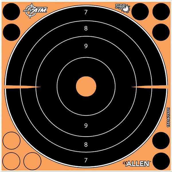 EZ AIM ADHESIVE SPLASH 8X8 BULLSEYE 30 PER PACK