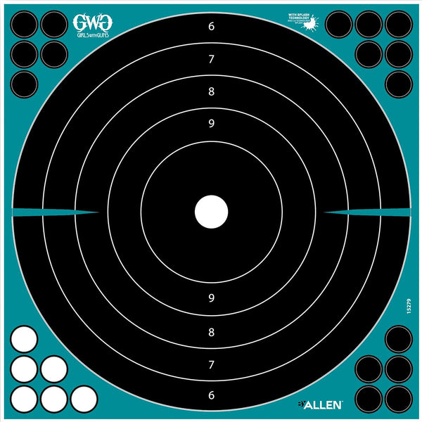 GWG SPLASH ADHESIVE 12IN BULLSEYE 5 PACK