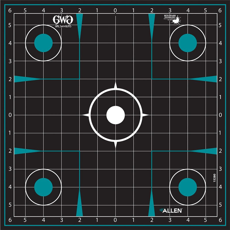 GWG SPLASH ADHESIVE 12X12 SIGHT GRID 5 PACK