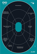 GWG SPLASH ADHESIVE 12X18 OVAL SILHOUTTE  5 PACK