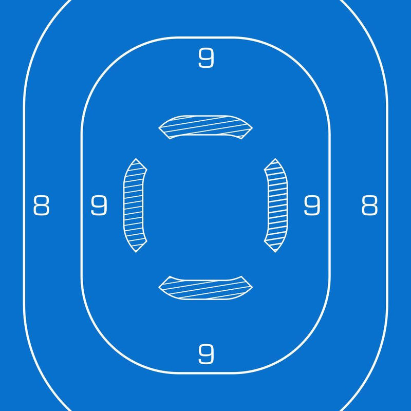 EZ AIM PAPER 23 x 35 TARGET SILHOUETTE 100 BULK