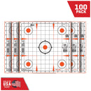ALLEN EZAIM PAPER 12 X 12 SIGHT GRID TARGET 100 PER PAD