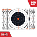 ALLEN EZAIM PAPER 12 X 12 BULLSEYE TARGET 100 PER PAD