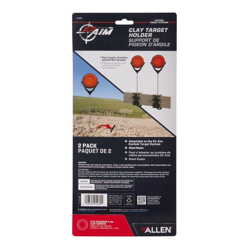 CLAY TARGET HOLDER CUSTOM TARGET SYSTEMS 2 PER PACK