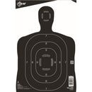 ALLEN EZ AIM PAPER SILHOUETTE TARGET 12 X 18 BLACK & WHITE TARGET 25 PACK