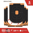 ALLEN ADHESIVE SPLASH HANDGUN TRAINING TARGET 12 X 18 INCH 5 PER PACK