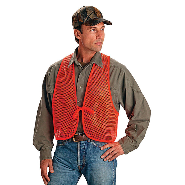 SAFETY ORANGE VEST MESH