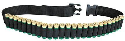 SHOTSHELL BELT HOLDS 25 BLACK