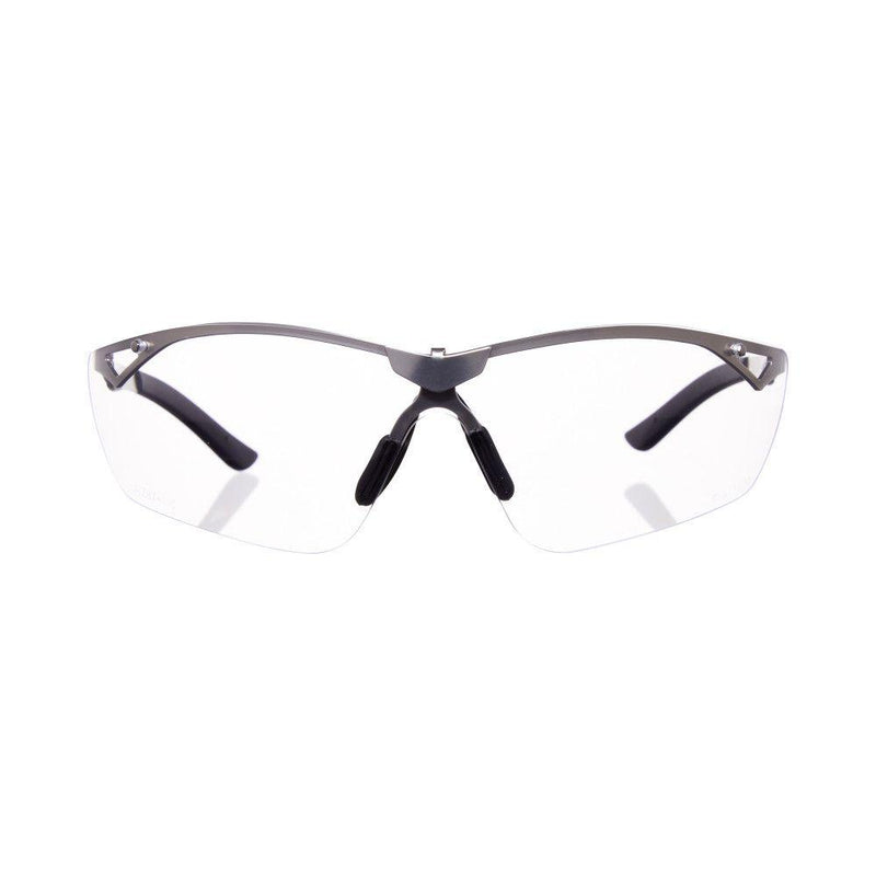 TRIGGER METAL FRAME SHOOTING GLASSES CLEAR LENS