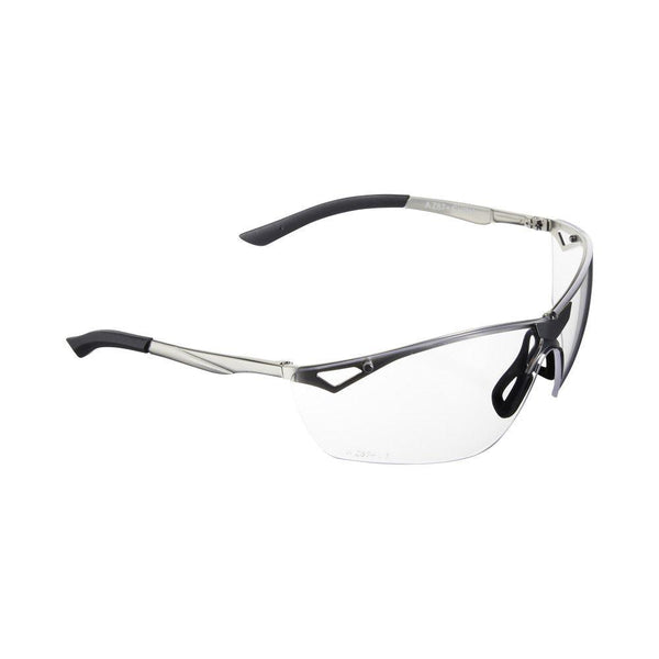 TRIGGER METAL FRAME SHOOTING GLASSES CLEAR LENS