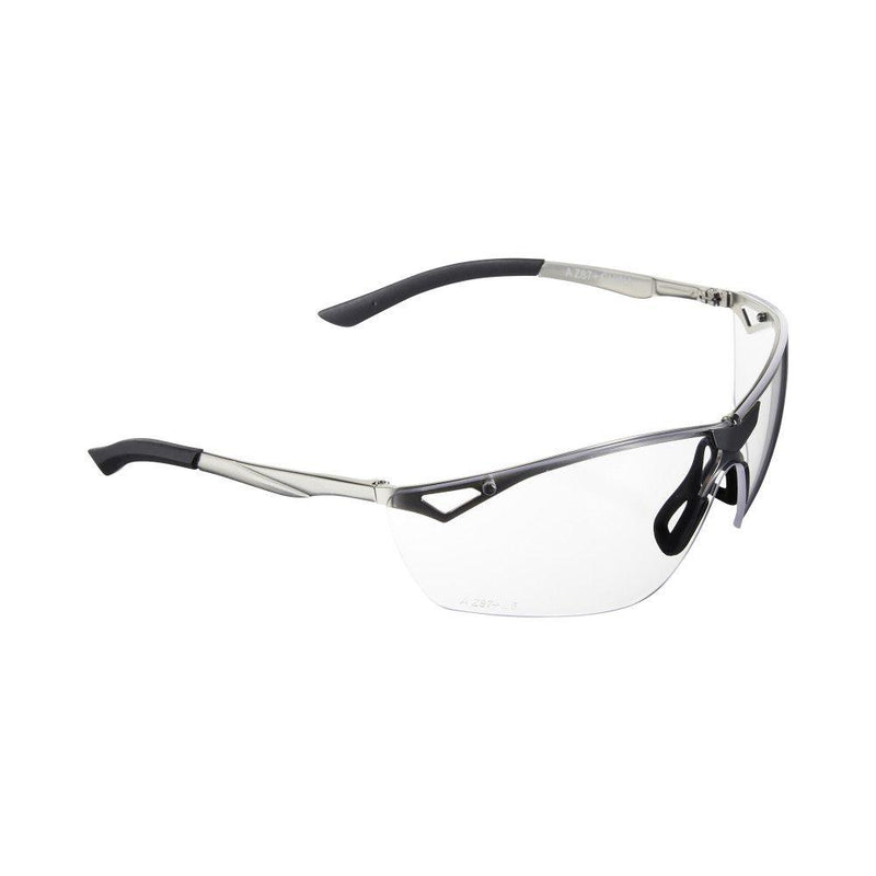 TRIGGER METAL FRAME SHOOTING GLASSES CLEAR LENS