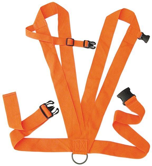 DUAL HARNESS DEER DRAG ORANGE