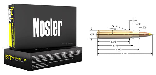 NOSLER AMMO BT .270 WIN.