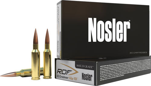 NOSLER AMMO 6.5CM 140gr. RDF