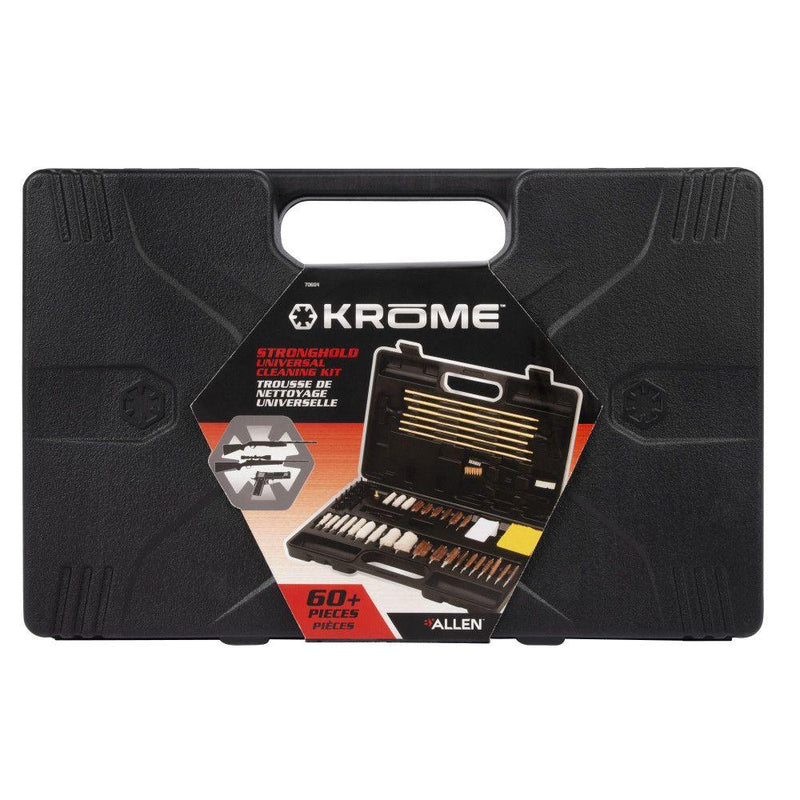 KROME STRONGHOLD UNIVERSAL CLEANINIG KIT 60 PIECE RIFLE / SHOTGUN / HANDGUN