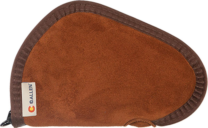 SUEDE HANDGUN CASE 8IN