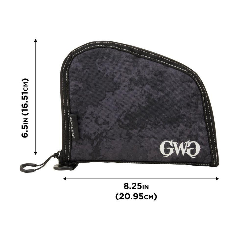 GWG MIDNIGHT HANDGUN CASE 8IN BLACKOUT