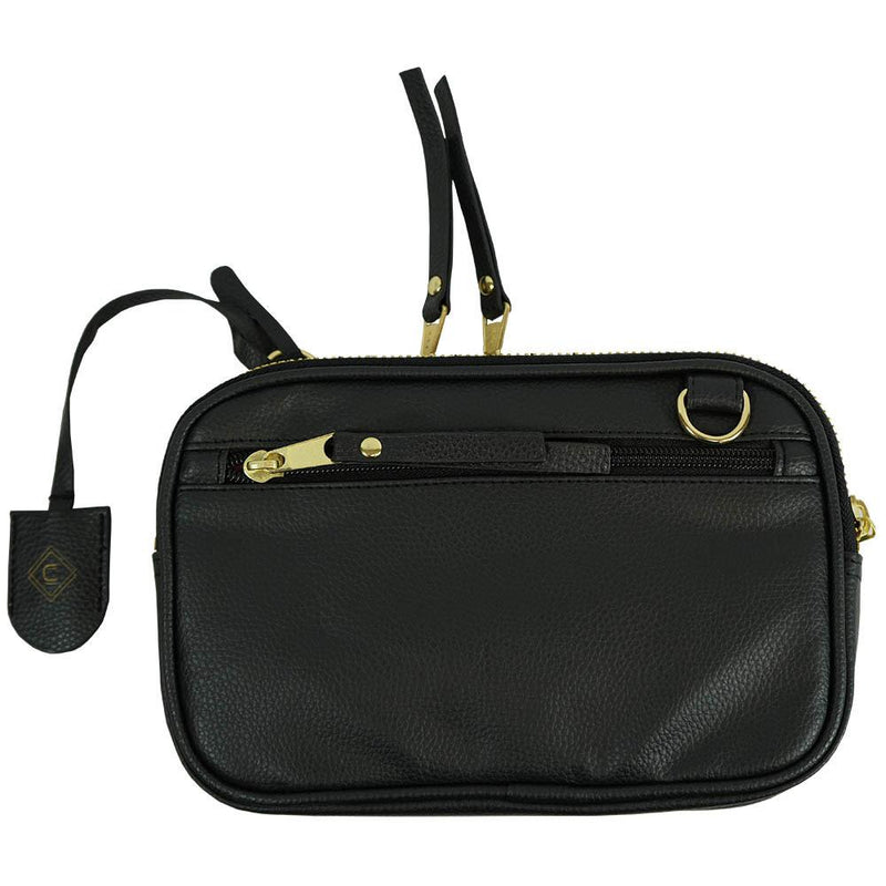 GWG TOMBOY CLUTCH SMALL CONCEALED CARRY PURSE BLACK