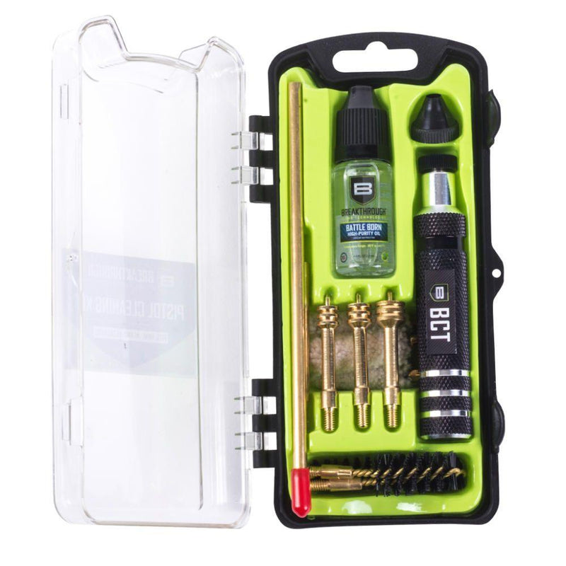 VISION SERIES HARD-CASE HANDGUN CLEANING KIT - .35/.38/9MM/.40/.45 CAL