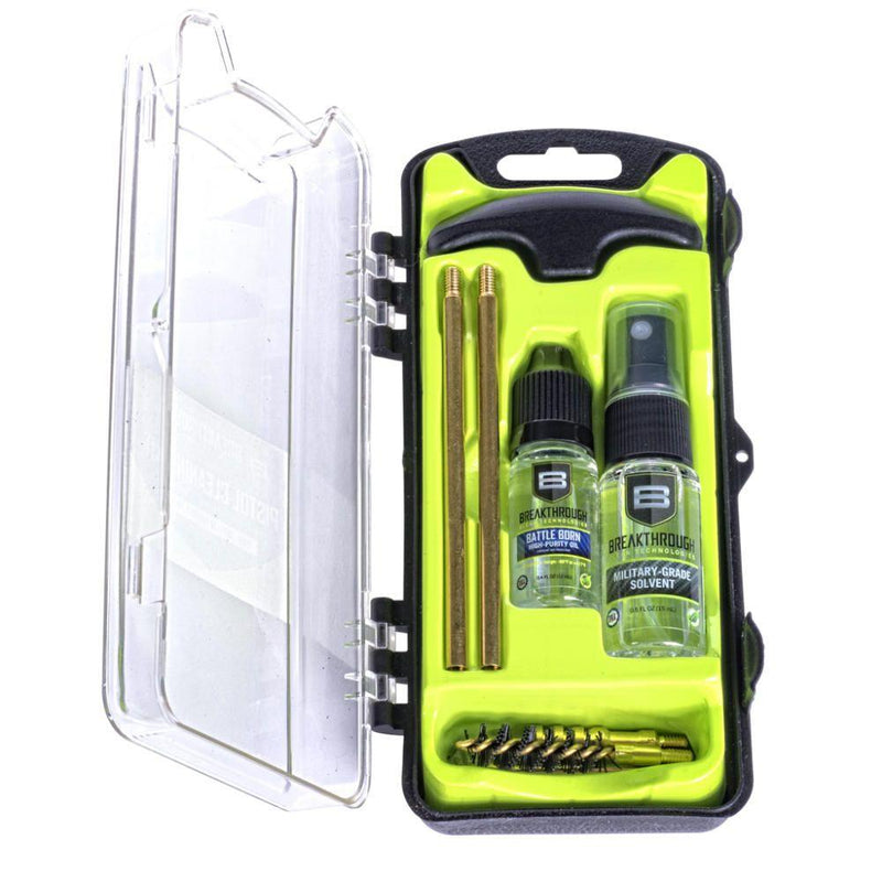 VISION SERIES HARD-CASE HANDGUN CLEANING KIT - .35 CAL / .38 CAL / 9MM