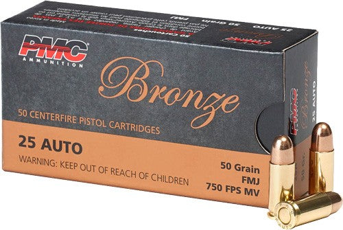 PMC AMMO .25ACP 50GR. FMJ-RN