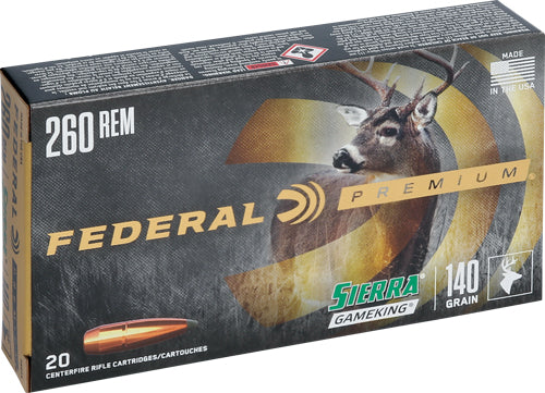 FEDERAL PREMIUM .260REM 140GR