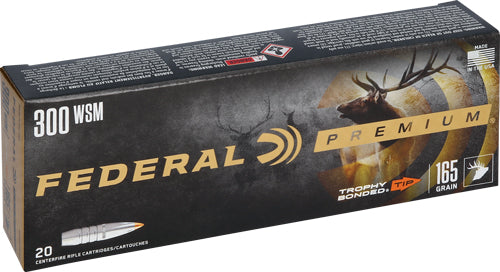 FEDERAL PREMIUM .300WSM 165GR